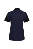 HAKRO Damen Poloshirt Contrast Mikralinar® Eco, tinte/schwarz