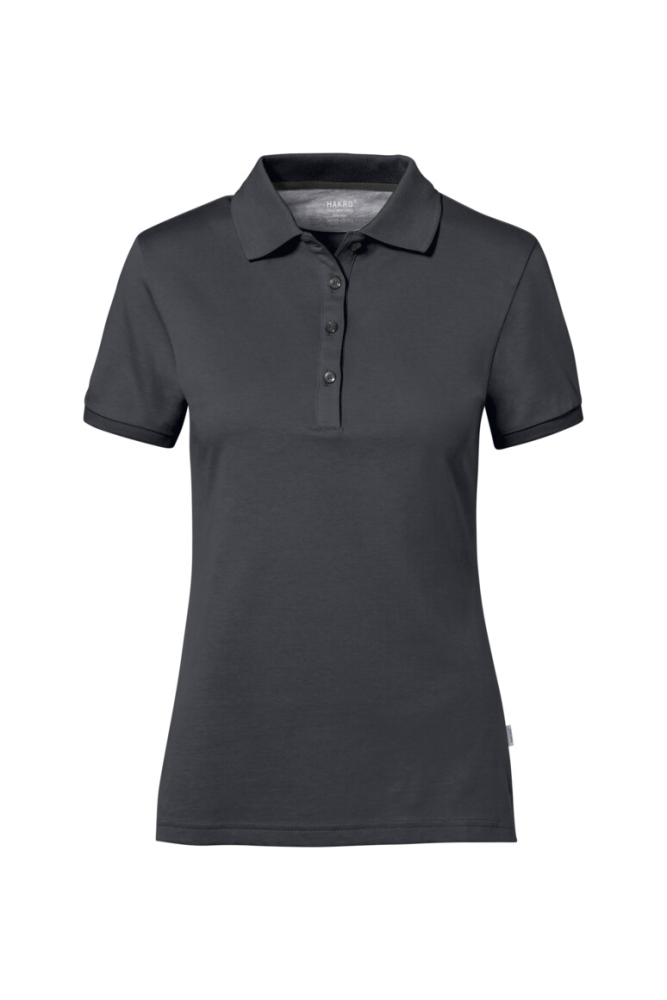 HAKRO COTTON TEC® Damen Poloshirt, karbongrau, 3XL