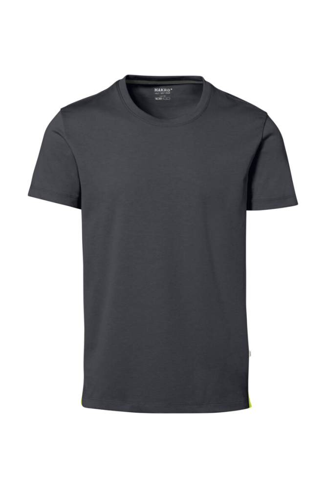 HAKRO COTTON TEC® T-Shirt, karbongrau, M