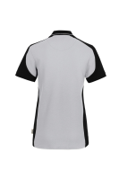 HAKRO Damen Poloshirt Contrast Mikralinar® Eco, titan/schwarz