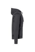 HAKRO Kapuzenjacke Bonded ECO, karbongrau/silber, L