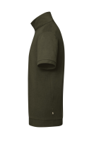 HAKRO Zip-Shirt Piqué MIKRALINAR® ECO, olive, 3XL