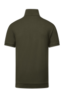 HAKRO Zip-Shirt Piqué MIKRALINAR® ECO, olive, 3XL