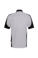 HAKRO Poloshirt Contrast Mikralinar® Eco, titan/schwarz