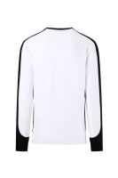 HAKRO Sweatshirt Contrast Mikralinar® Eco, weiss/schwarz