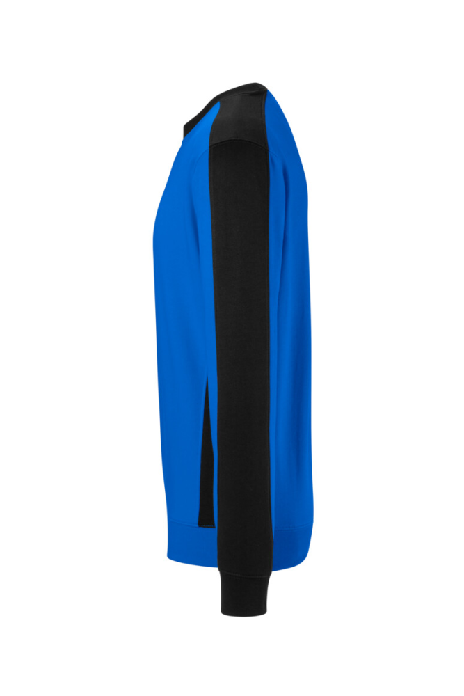HAKRO Sweatshirt Contrast Mikralinar® Eco, royalblau/schwarz