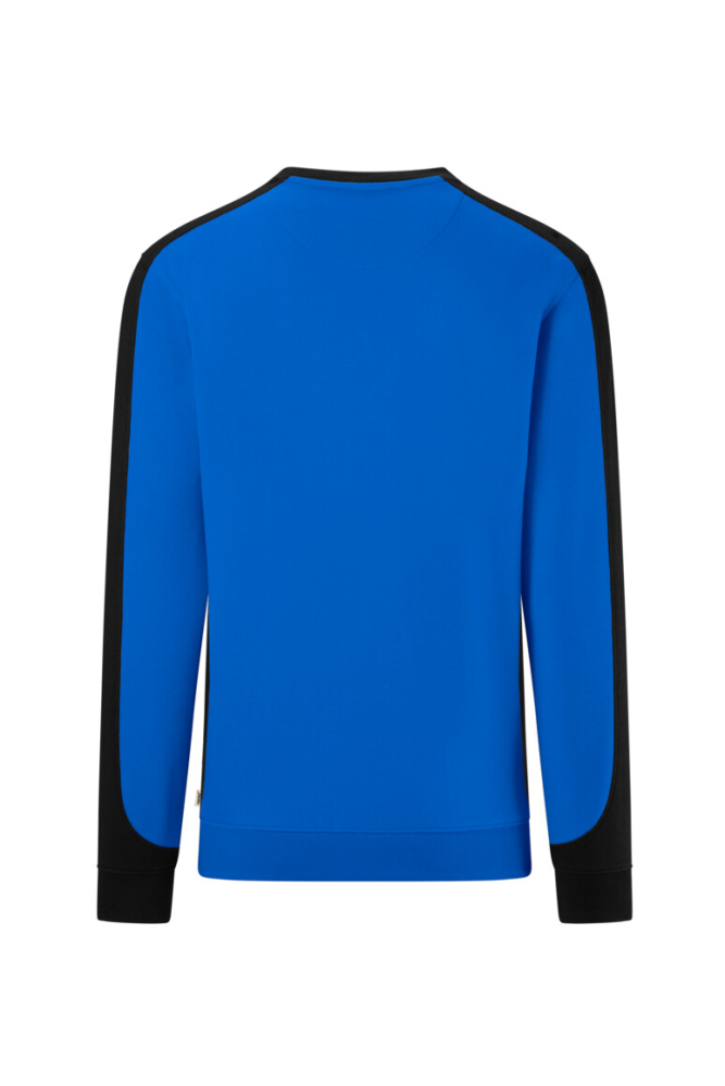 HAKRO Sweatshirt Contrast Mikralinar® Eco, royalblau/schwarz