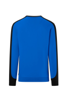 HAKRO Sweatshirt Contrast Mikralinar® Eco, royalblau/schwarz