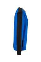 HAKRO Sweatshirt Contrast Mikralinar® Eco, royalblau/schwarz