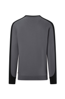 HAKRO Sweatshirt Contrast Mikralinar® Eco, anthrazit/schwarz