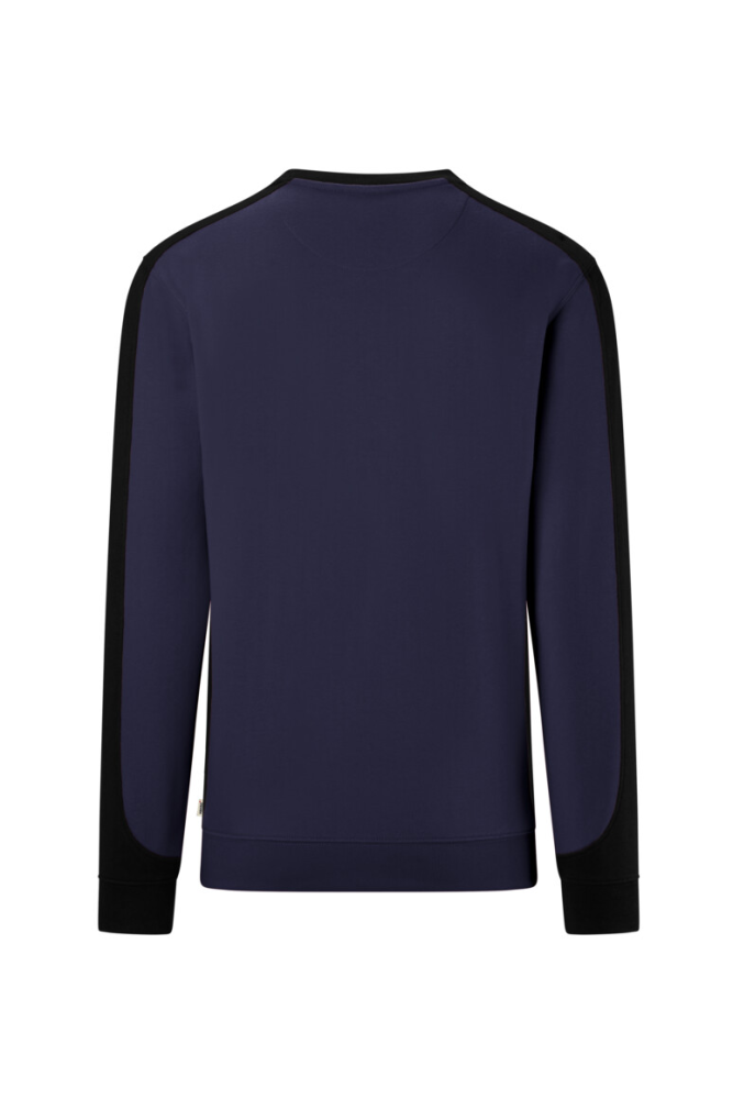 HAKRO Sweatshirt Contrast Mikralinar® Eco, tinte/schwarz