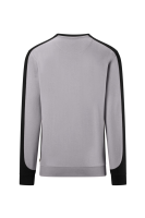 HAKRO Sweatshirt Contrast Mikralinar® Eco, titan/schwarz
