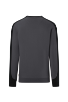 HAKRO Sweatshirt Contrast Mikralinar® Eco, karbongrau/schwarz