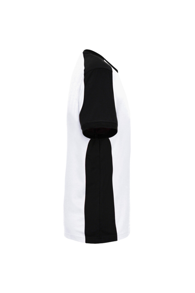 HAKRO T-Shirt Contrast Mikralinar® Eco, weiss/schwarz