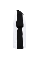 HAKRO T-Shirt Contrast Mikralinar® Eco, weiss/schwarz