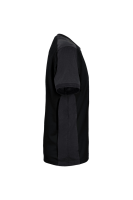 HAKRO T-Shirt Contrast Mikralinar® Eco, schwarz/karbongrau