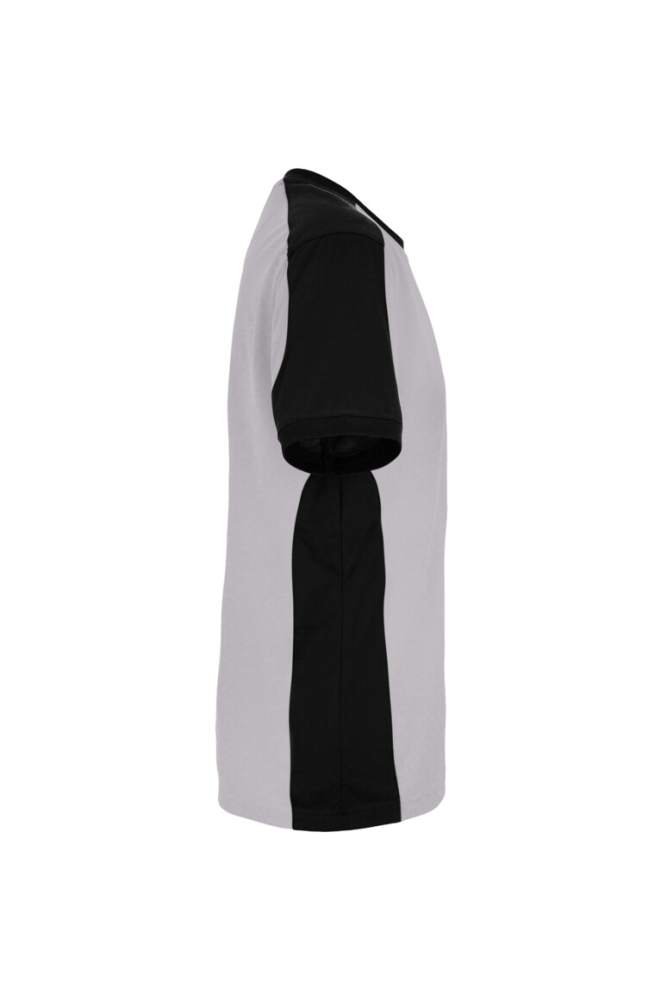 HAKRO T-Shirt Contrast Mikralinar® Eco, titan/schwarz