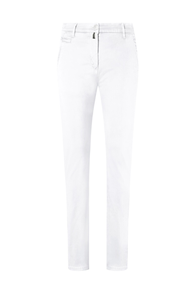 HAKRO Damen Chinohose X-Stretch, weiss, L