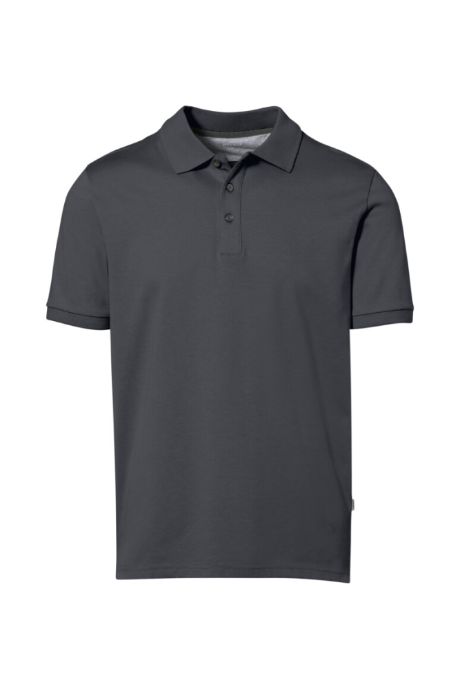 HAKRO COTTON TEC® Poloshirt, karbongrau, XL