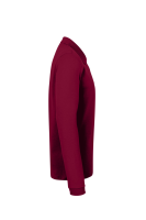 HAKRO Longsleeve-Poloshirt MIKRALINAR®, weinrot, XL