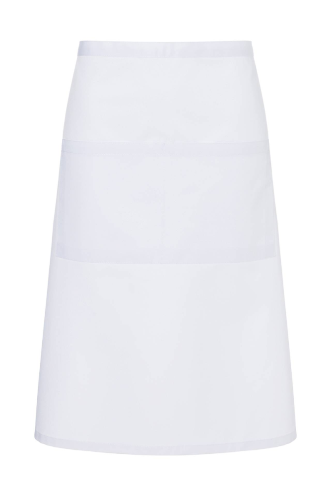 Karlowsky Bistroschürze Basic mit Tasche, weiss