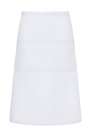Karlowsky Bistroschürze Basic mit Tasche, weiss