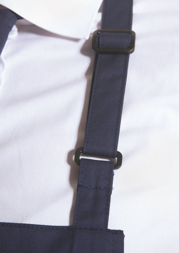 Karlowsky Latzschürze Basic mit Schnalle, marine