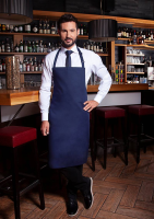 Karlowsky Latzschürze Basic mit Schnalle, marine