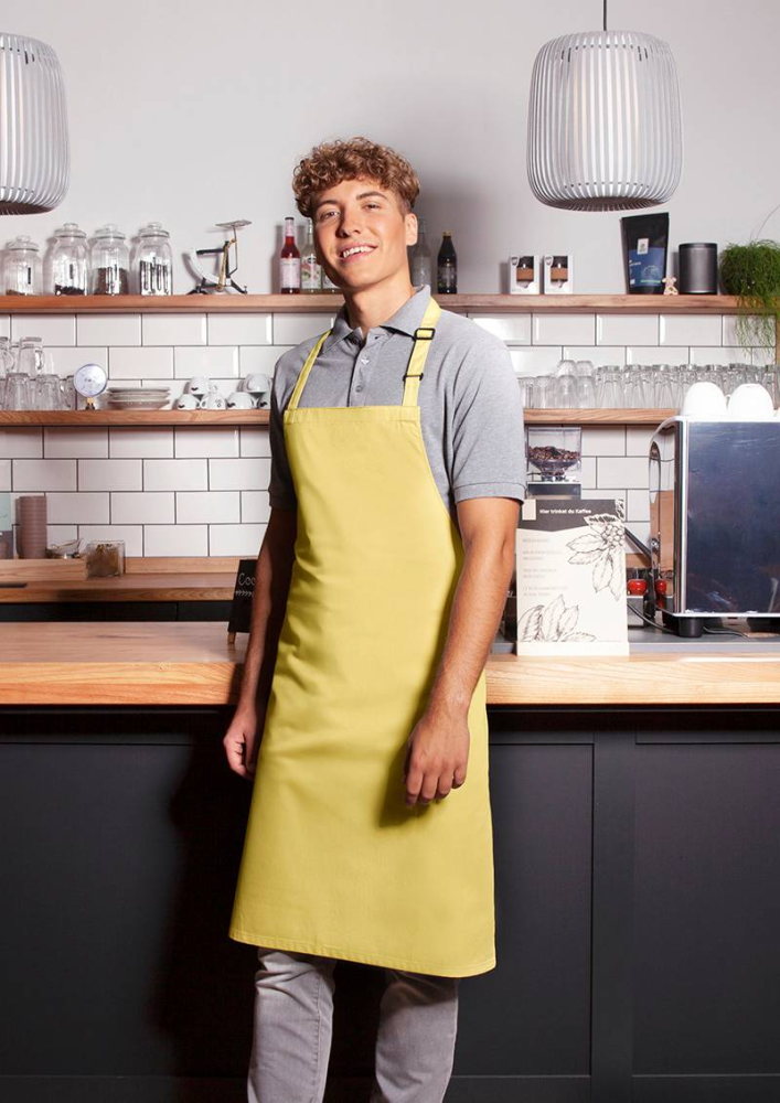 Karlowsky Latzschürze Basic mit Schnalle, sonnengelb