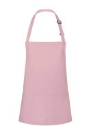 Karlowsky Kurze Latzschürze Basic mit Schnalle und Tasche, rosa
