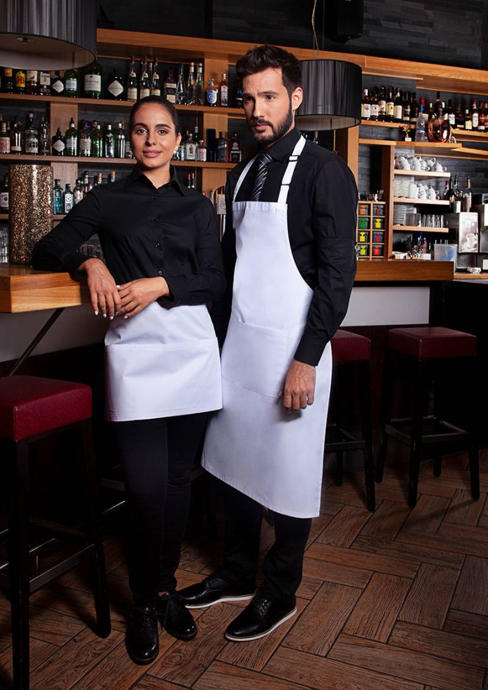 Karlowsky Vorbinder Basic mit Tasche, weiss