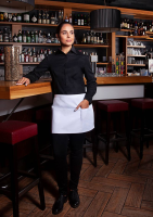 Karlowsky Vorbinder Basic mit Tasche, weiss