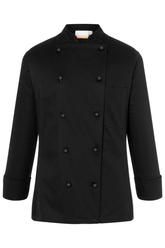 Karlowsky Damenkochjacke Agathe, schwarz, 48