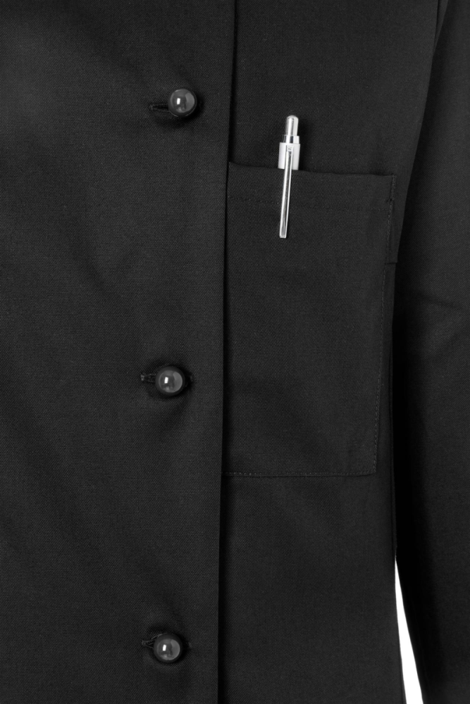 Karlowsky Damenkochjacke Agathe, schwarz, 48