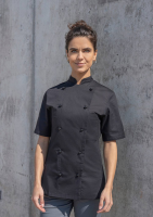Karlowsky Damenkochjacke Pauline, schwarz, 36