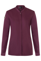 Karlowsky Langarm Damenkochjacke green-generation aubergine 46
