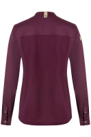 Karlowsky Langarm Damenkochjacke green-generation aubergine 46