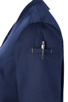 Karlowsky Langarm Damenkochjacke green-generation stahlblau 44