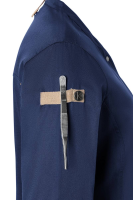 Karlowsky Langarm Damenkochjacke green-generation stahlblau 44