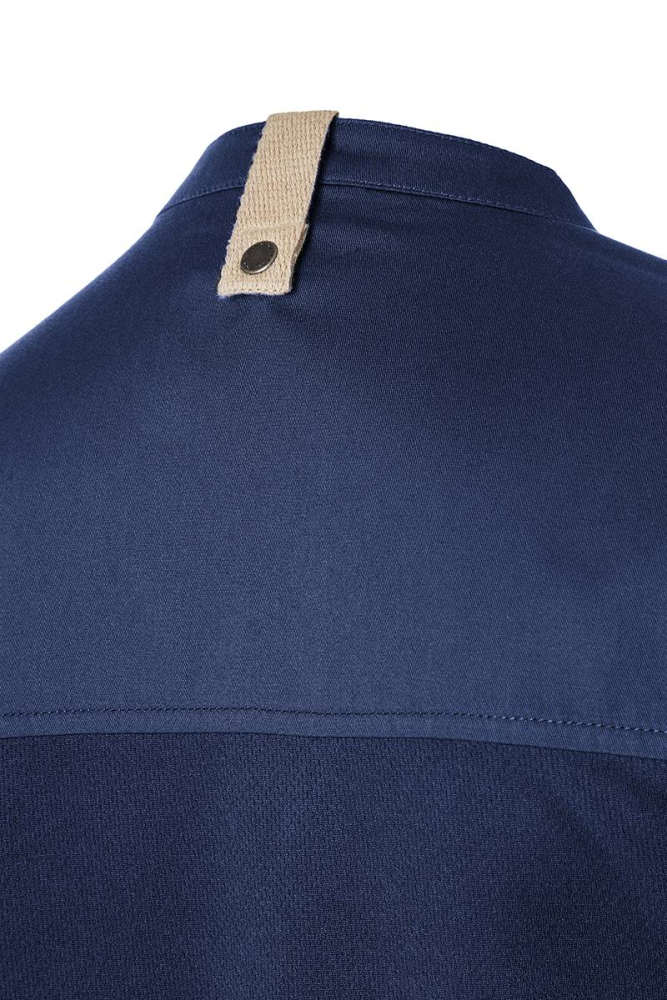 Karlowsky Langarm Damenkochjacke green-generation stahlblau 44