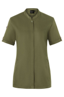 Karlowsky Kurzarm Damenkochjacke green-generation moosgrün