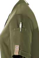 Karlowsky Kurzarm Damenkochjacke green-generation moosgrün