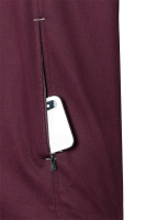 Karlowsky Kurzarm Kochjacke green-generation, Herren aubergine