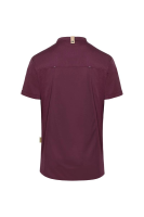 Karlowsky Kurzarm Kochjacke green-generation, Herren aubergine