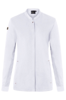 Karlowsky Langarm Damenkochjacke green-generation weiss 58