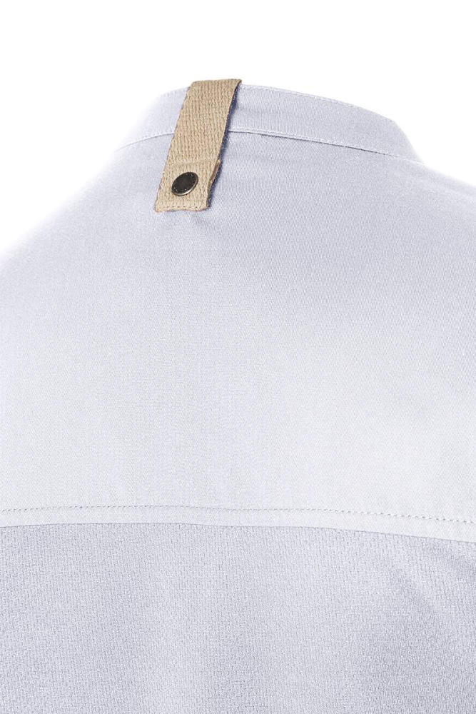 Karlowsky Langarm Damenkochjacke green-generation weiss 58