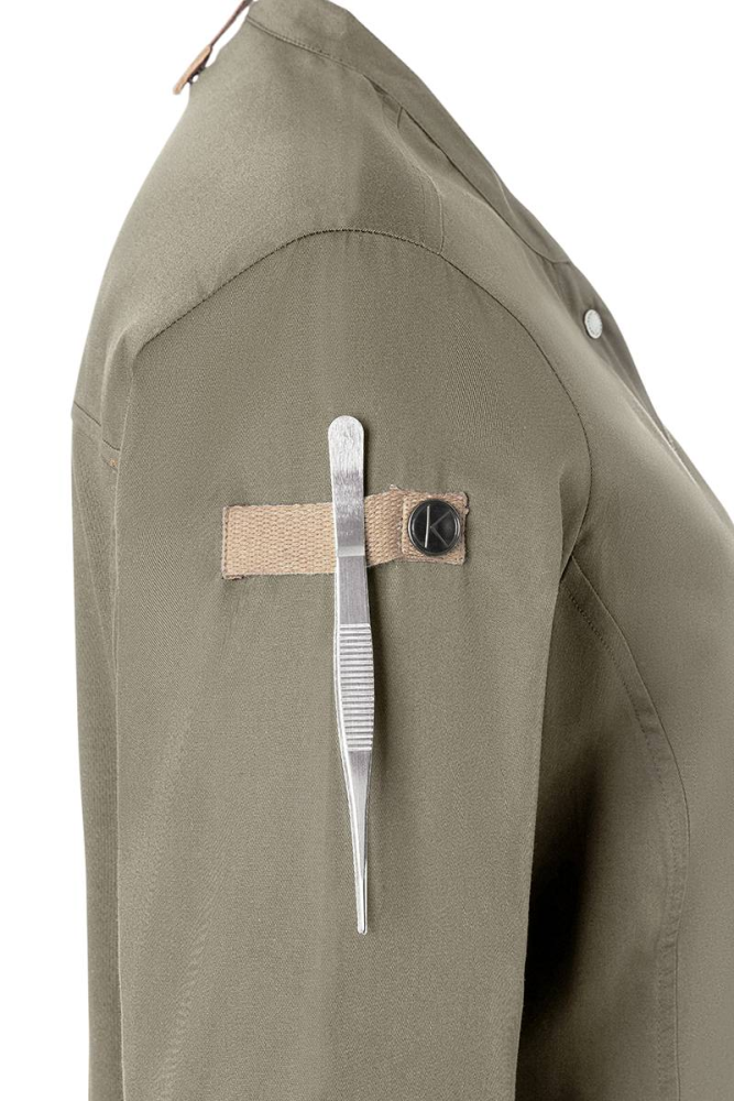 Karlowsky Langarm Damenkochjacke green-generation salbei 42
