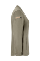 Karlowsky Langarm Damenkochjacke green-generation salbei 42