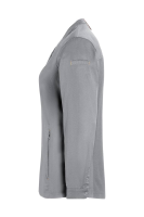 Karlowsky Langarm Damenkochjacke green-generation platingrau 48