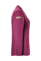 Karlowsky Langarm Damenkochjacke green-generation fuchsia 36